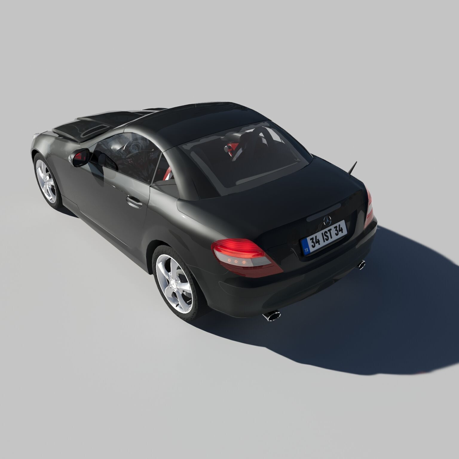 Mercedes-Benz SLK 200 3d Model 3D model_6