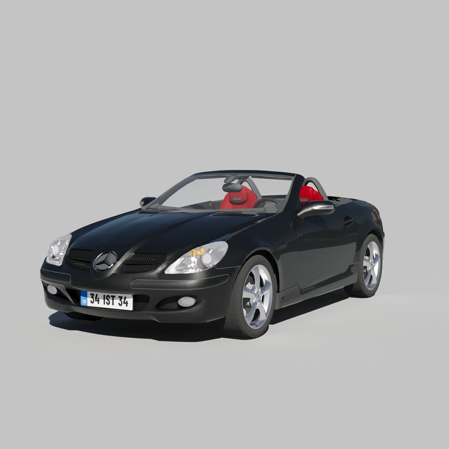 Mercedes-Benz SLK 200 3d Model 3D model_1