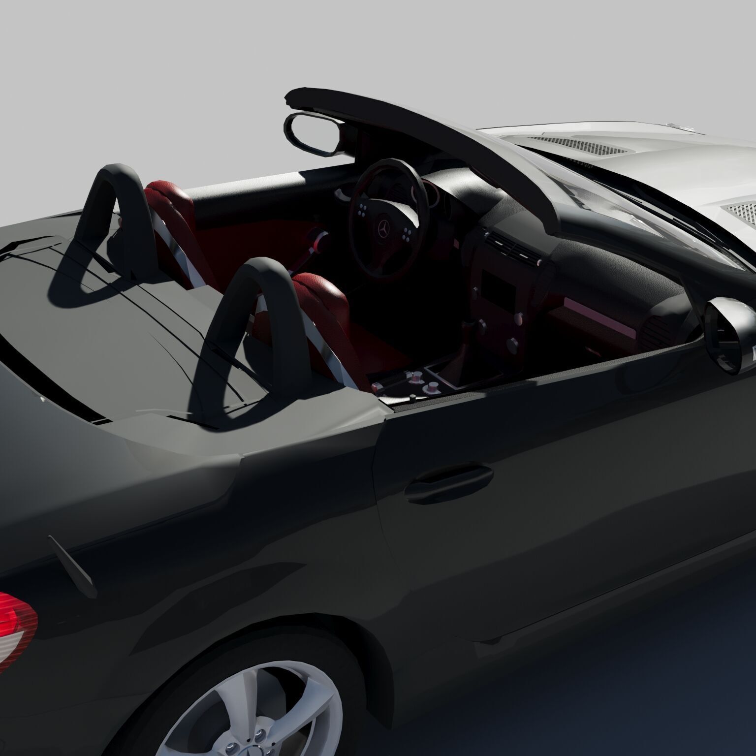 Mercedes-Benz SLK 200 3d Model 3D model_11