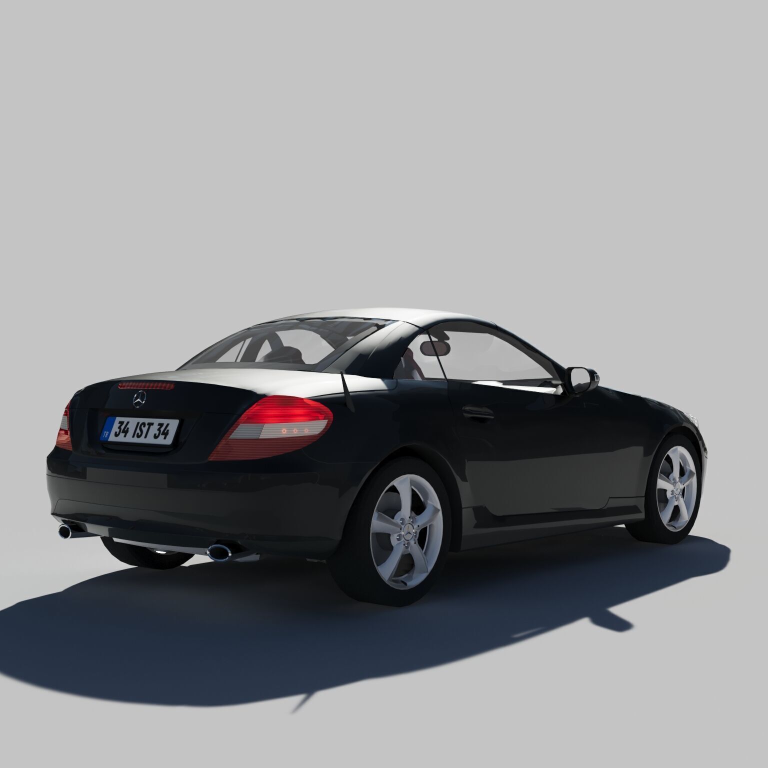 Mercedes-Benz SLK 200 3d Model 3D model_5