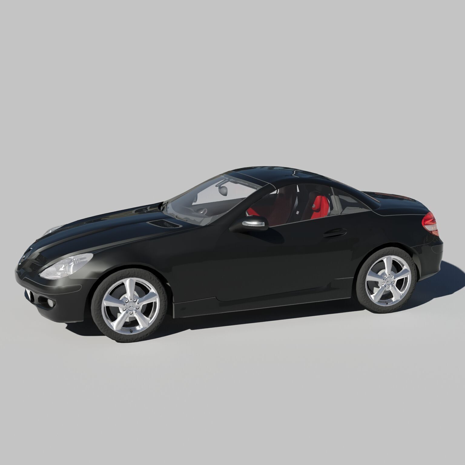 Mercedes-Benz SLK 200 3d Model 3D model_4