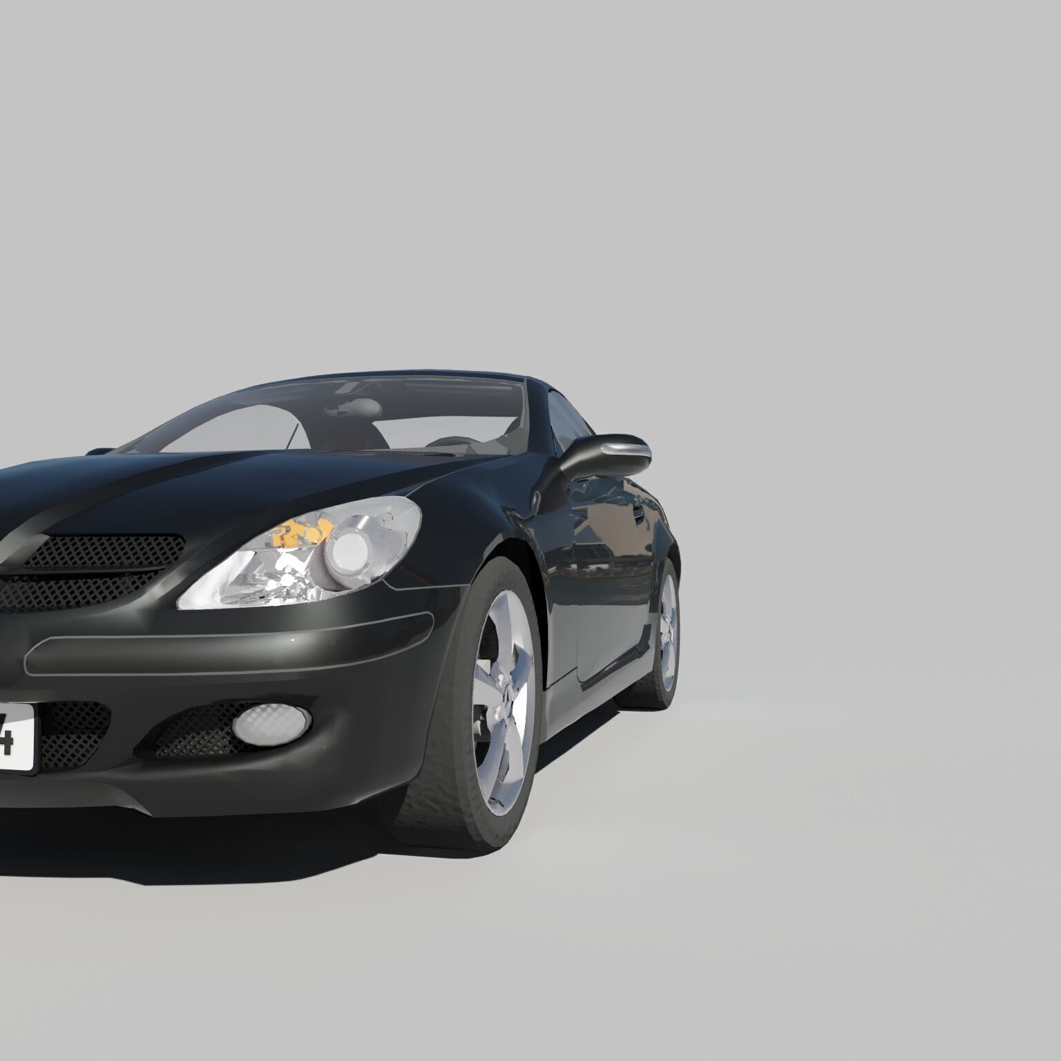 Mercedes-Benz SLK 200 3d Model 3D model_2