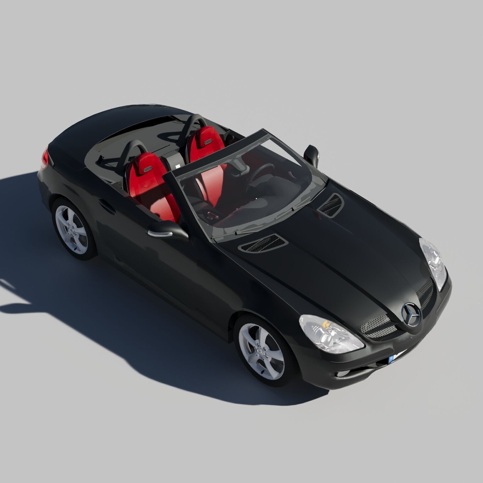 Mercedes-Benz SLK 200 3d Model 3D model_10