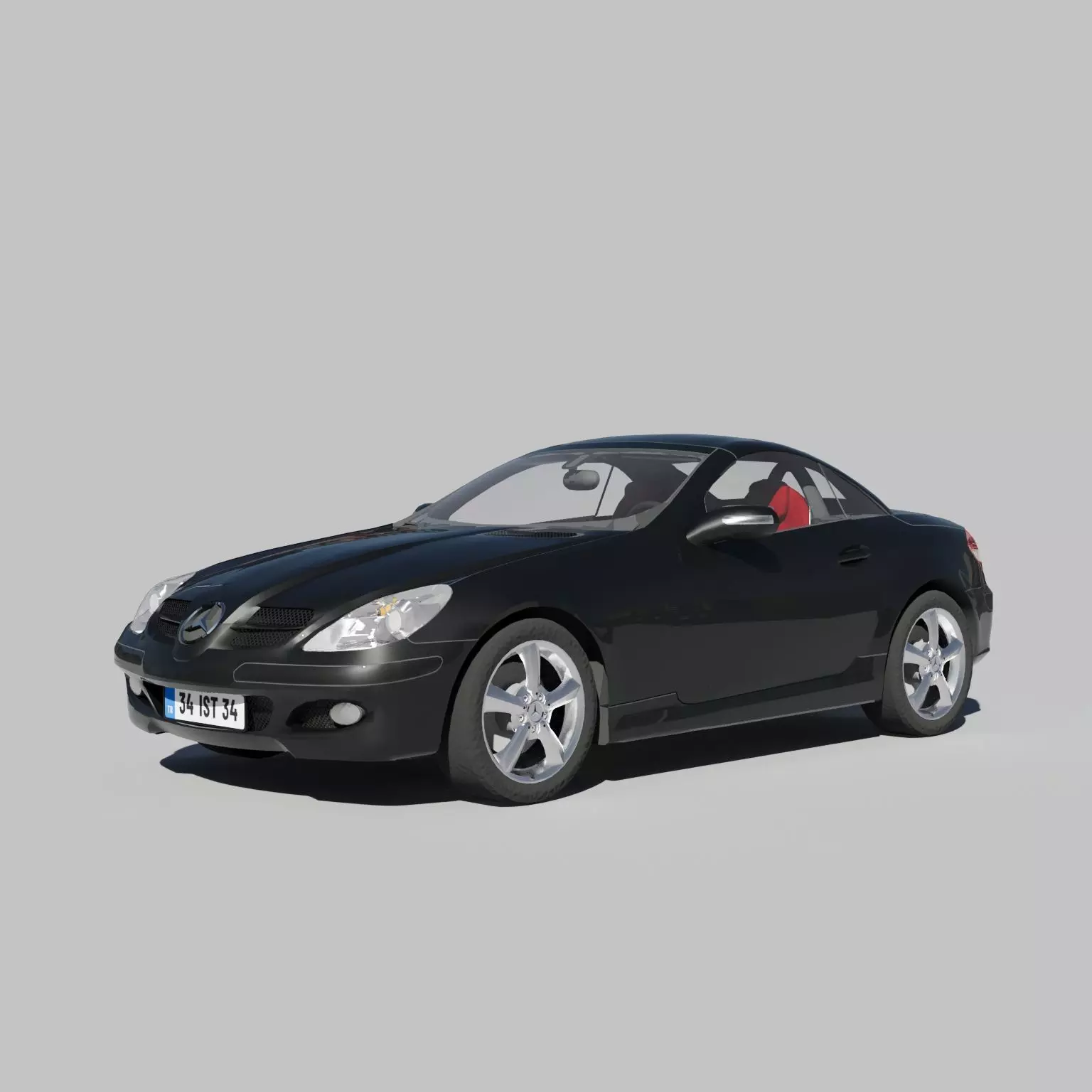 Mercedes-Benz SLK 200 3d Model 3D model_0