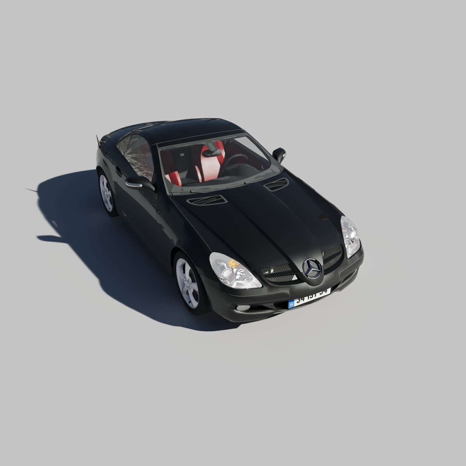 Mercedes-Benz SLK 200 3d Model 3D model_9