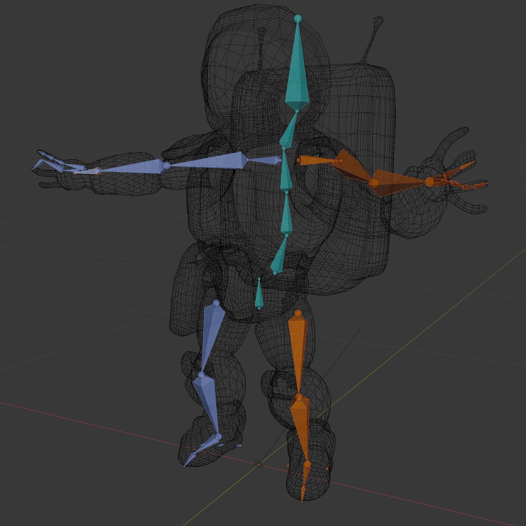 AstroBot Futuristic Companion Robot with Interchangeable Modules Low-poly 3D model_11