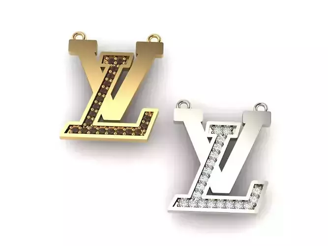 LV letter pendant or necklace