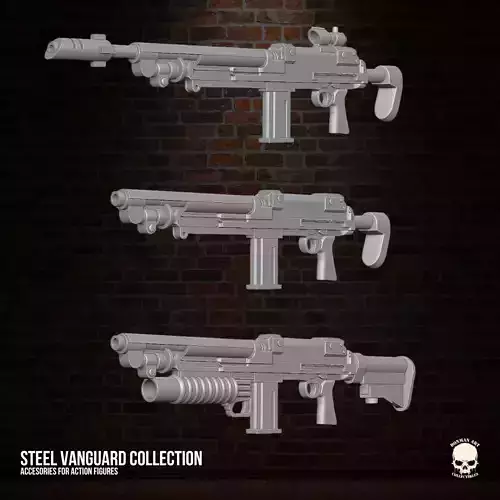 Steel Vanguard Collection 3D printables for action figures