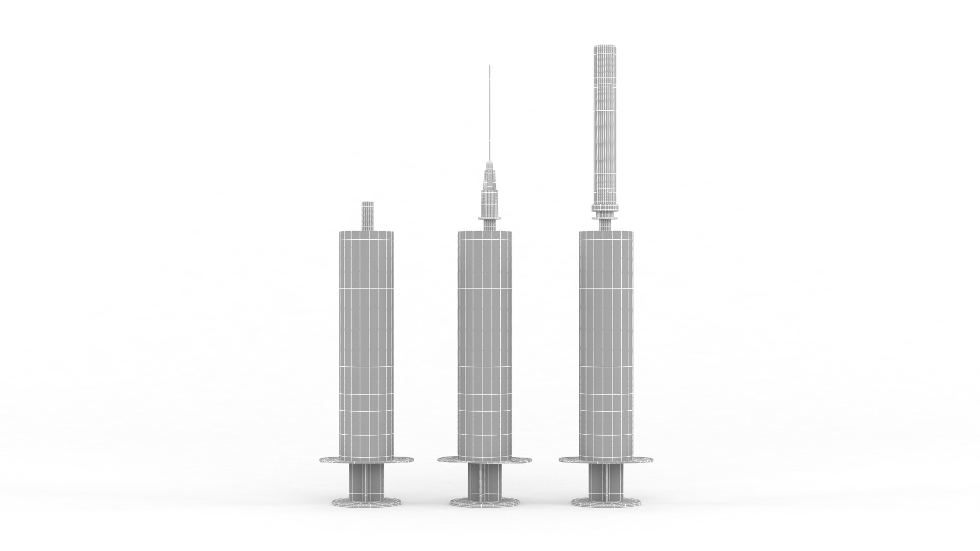 Medical Syringe 3D model_7