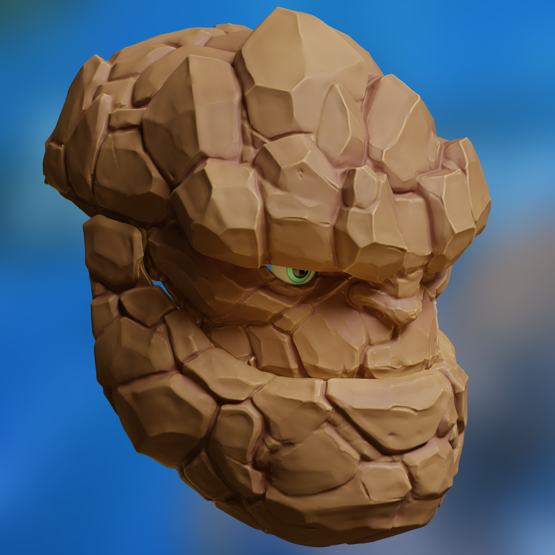 Marvel rivals the Thing fantastic four 3D print model_2