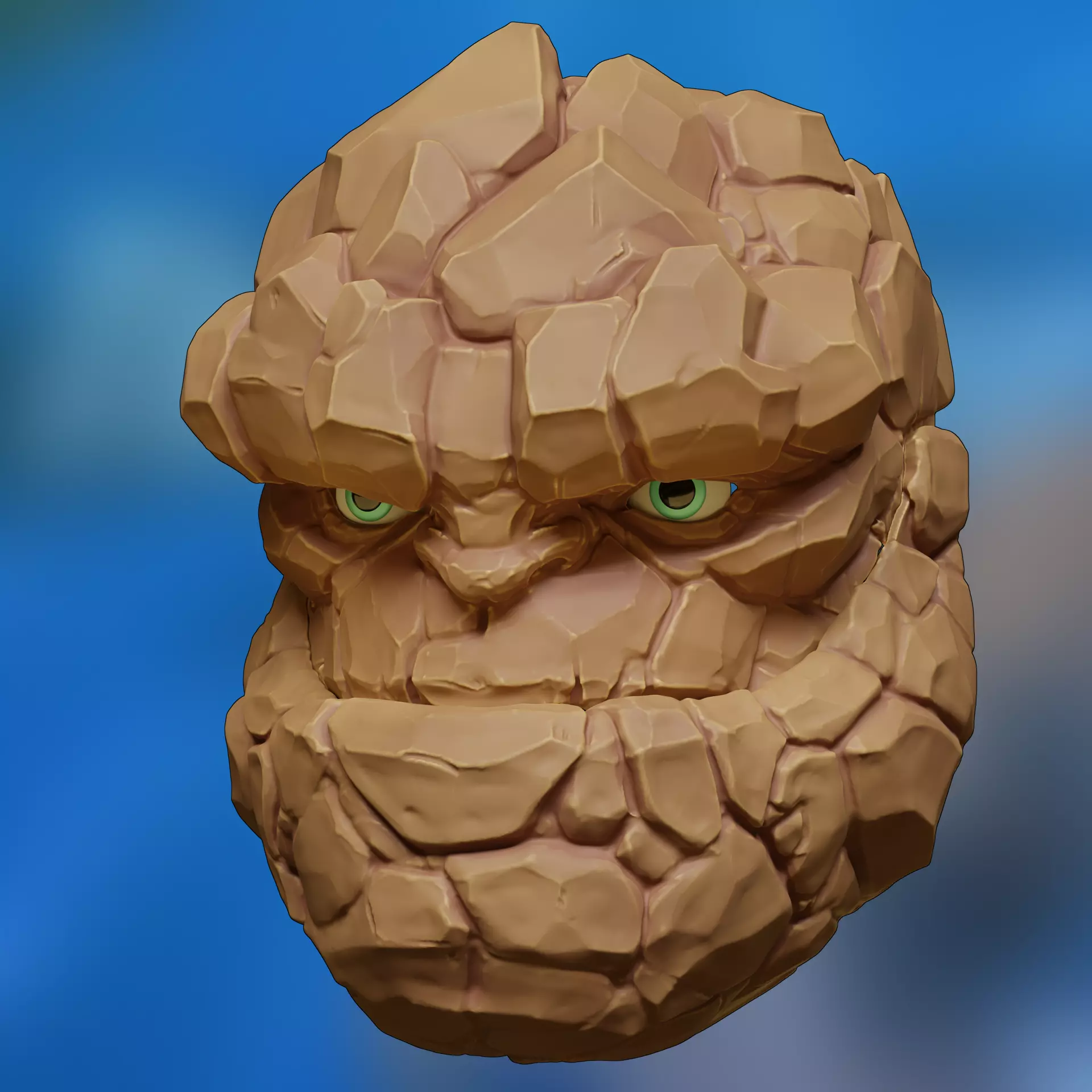 Marvel rivals the Thing fantastic four 3D print model_0