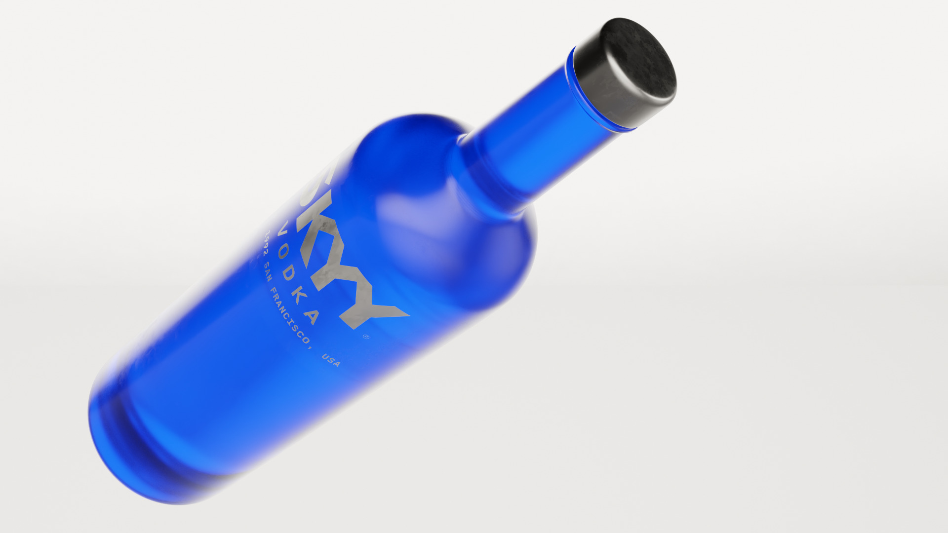 Skyy Vodka Alcohol Bottle 3D model_3