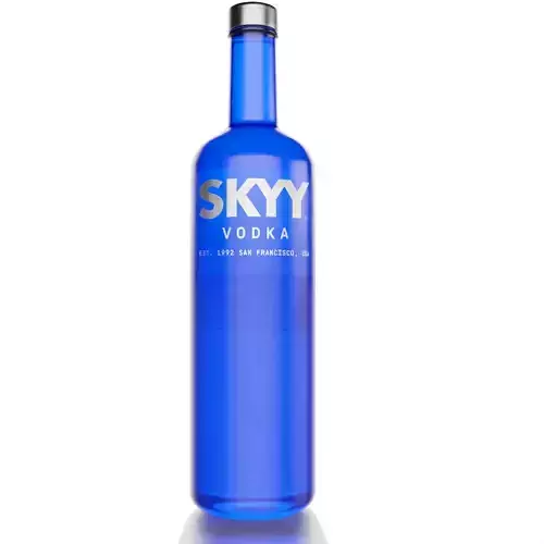Skyy Vodka Alcohol Bottle 3D model Skyy Vodka Alcohol Bottle 3D model