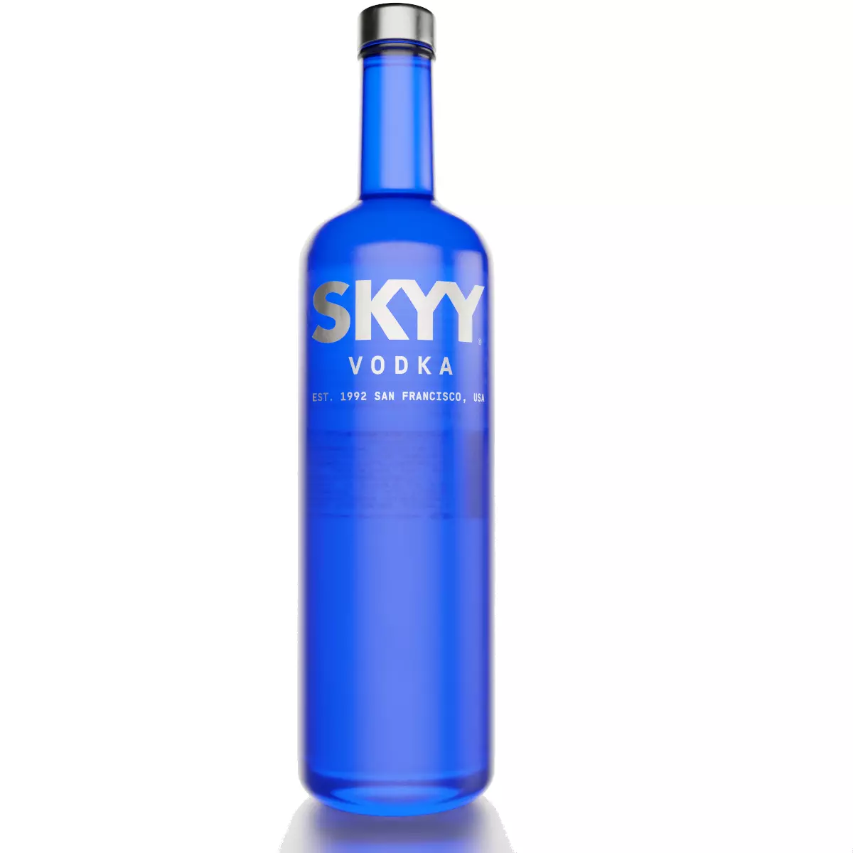 Skyy Vodka Alcohol Bottle 3D model_0