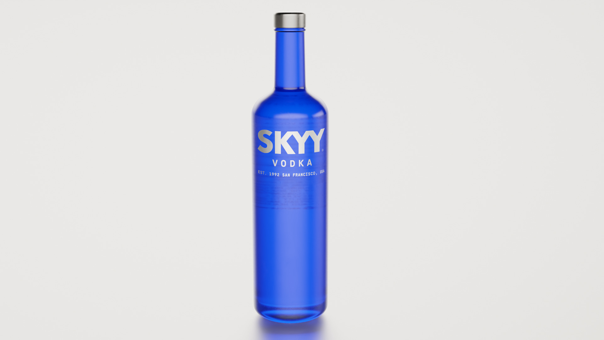 Skyy Vodka Alcohol Bottle 3D model_7