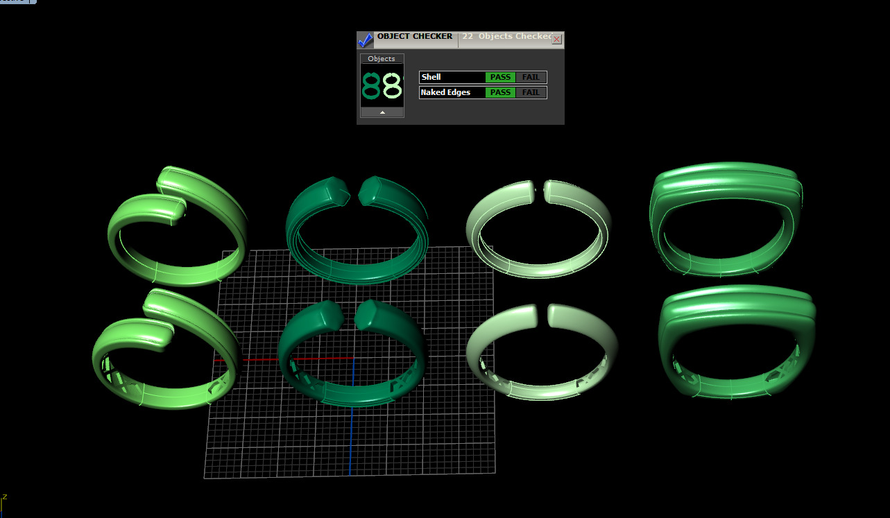 a100-125- rings 3D print model_11