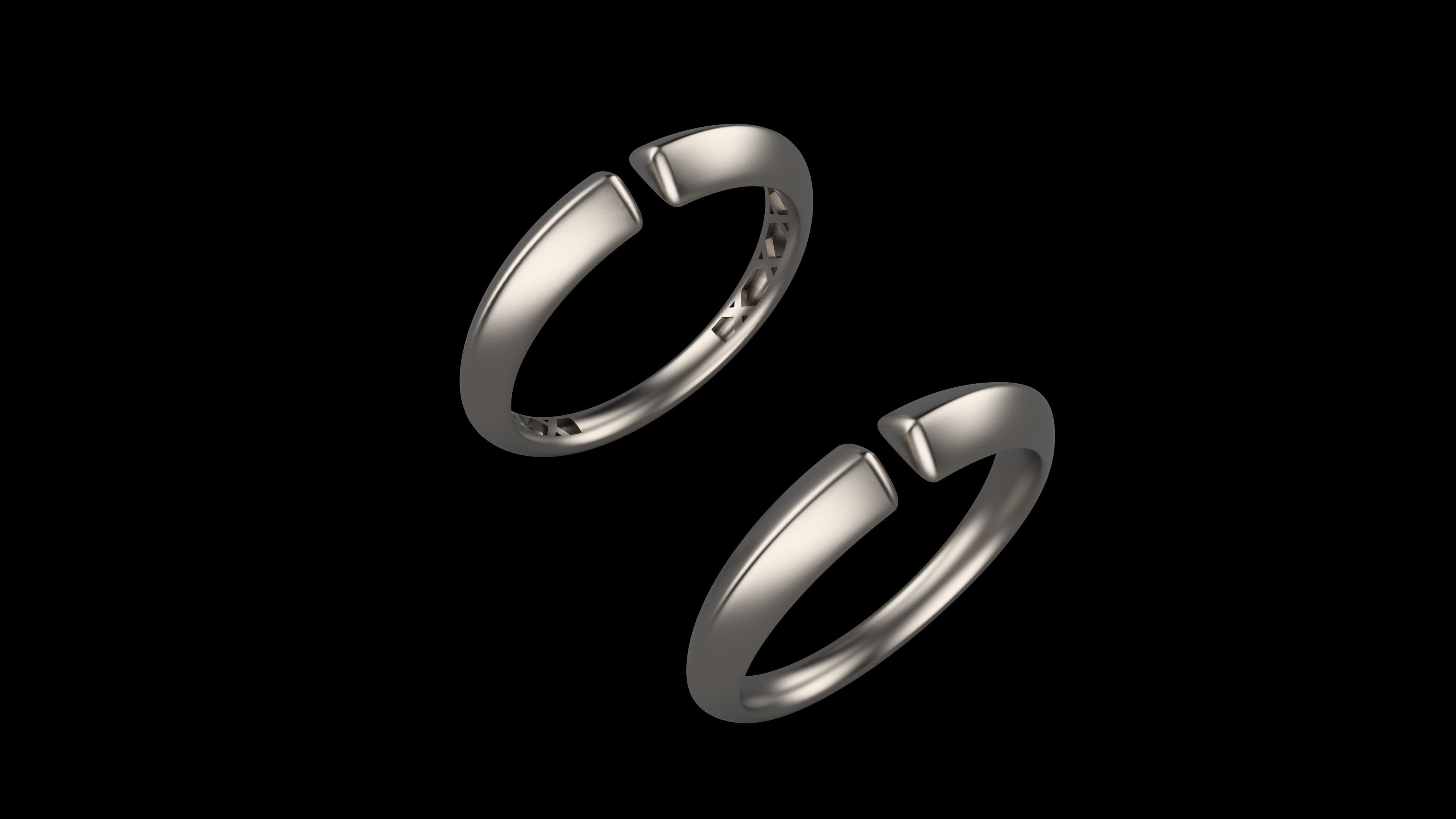 a100-125- rings 3D print model_4