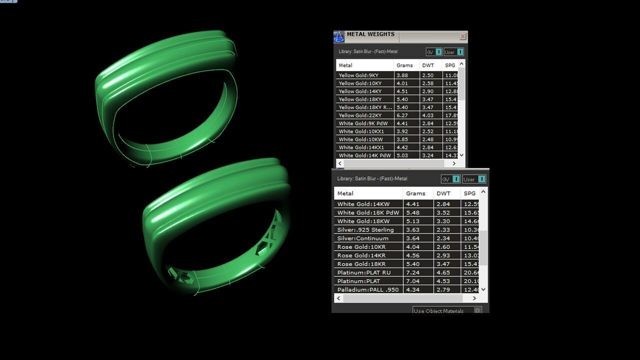 a100-125- rings 3D print model_7