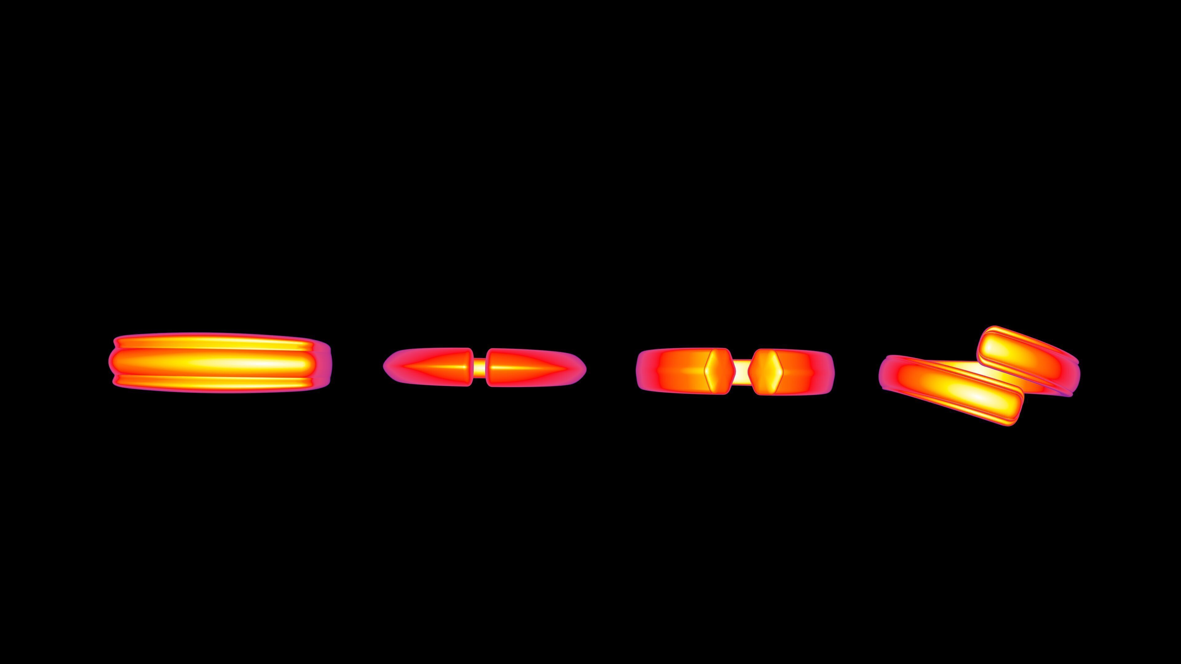 a100-125- rings 3D print model_2