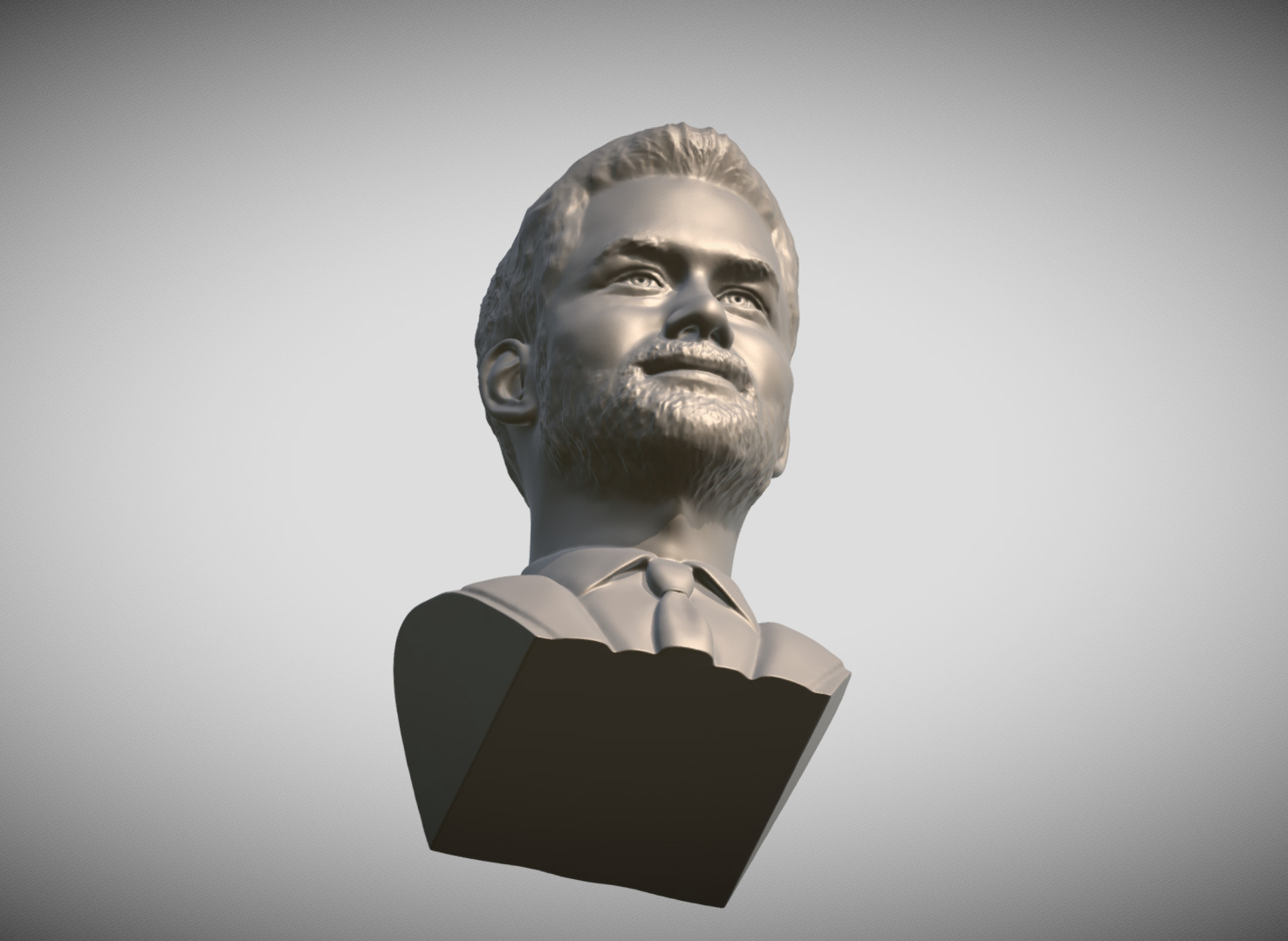 Prince Harry bust 3D print model_12
