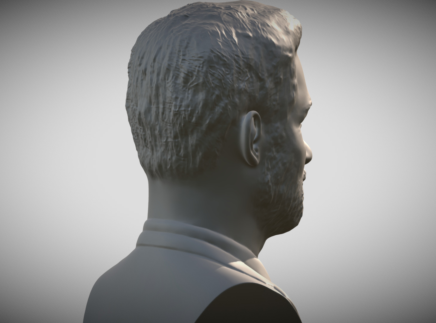 Prince Harry bust 3D print model_6