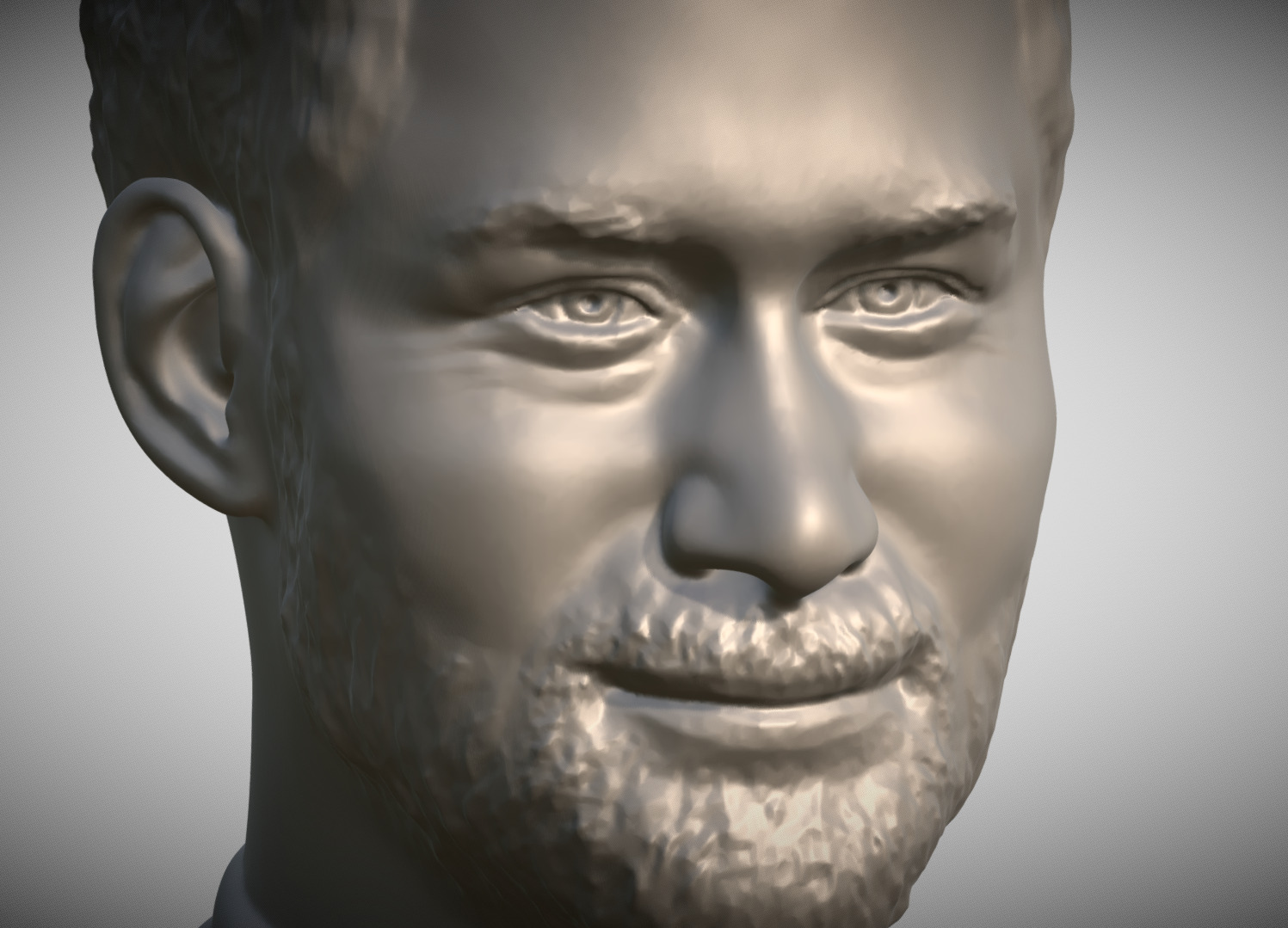 Prince Harry bust 3D print model_14