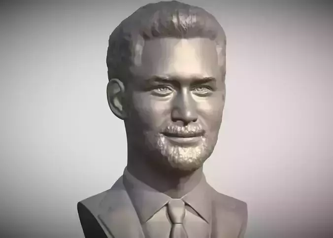 Prince Harry bust