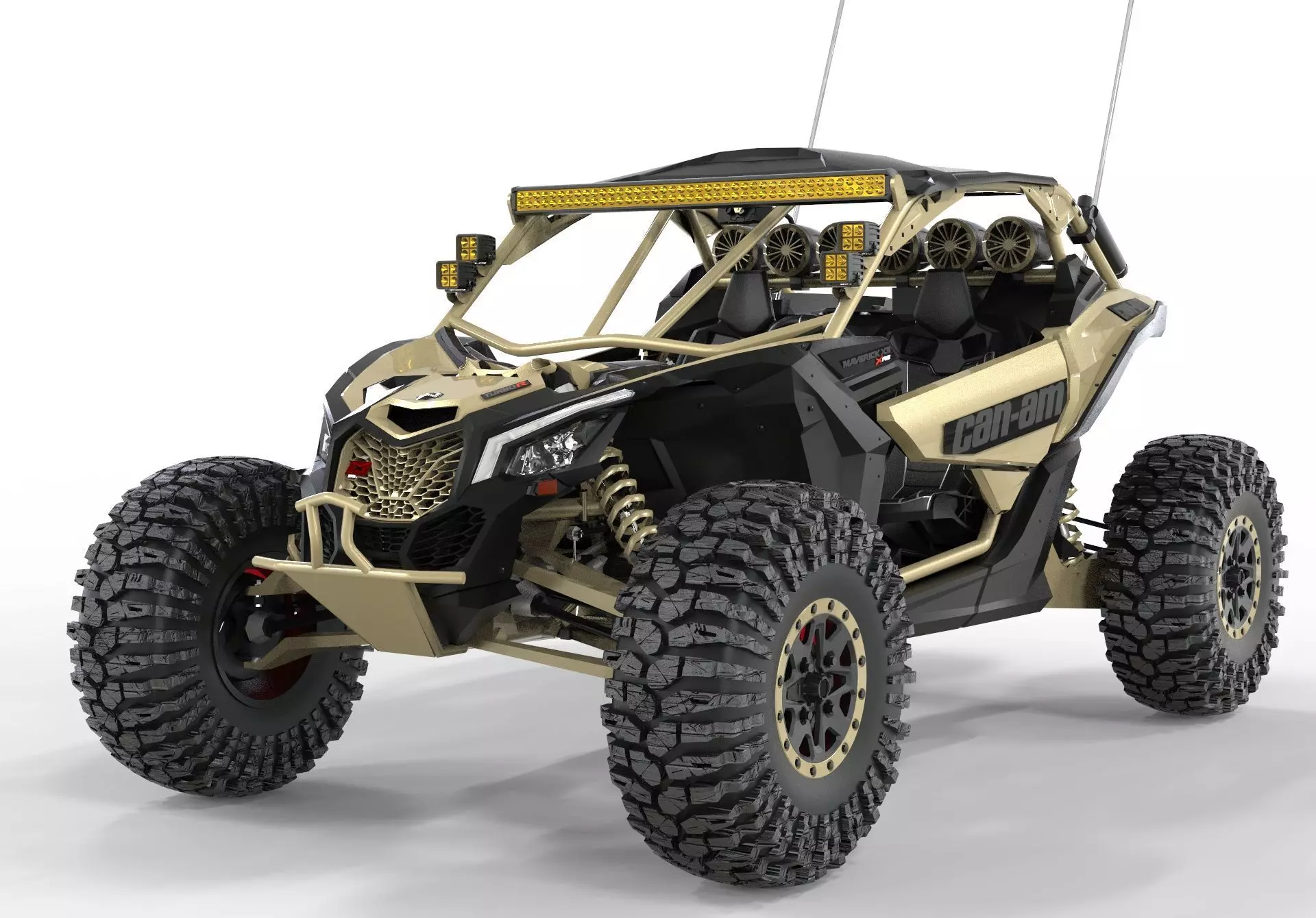 Can-Am Maverick X3 2 Doors 3D model_0