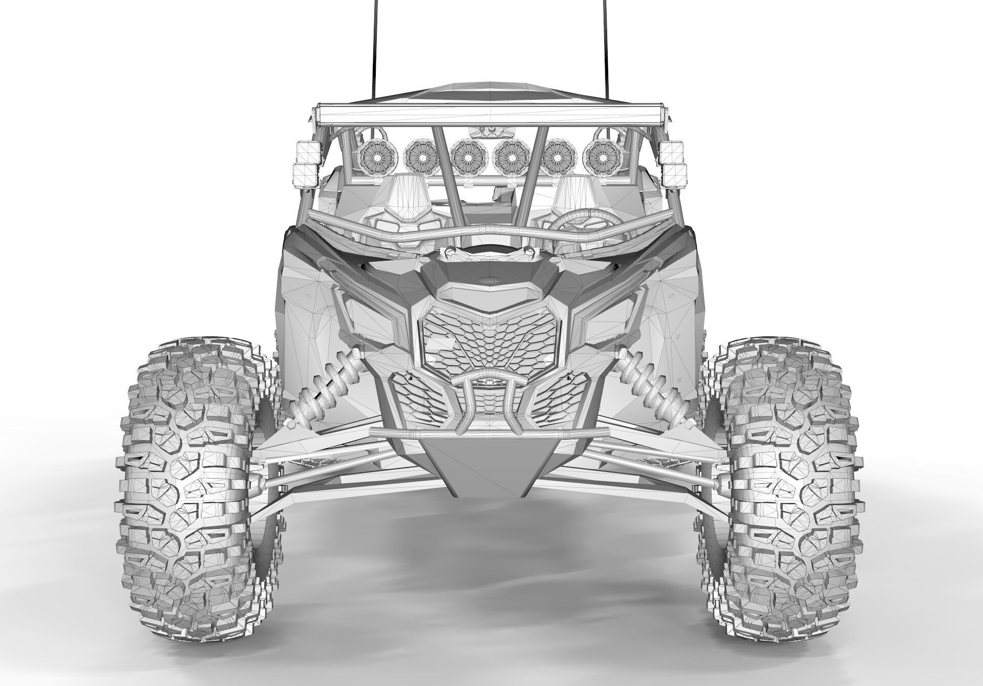 Can-Am Maverick X3 2 Doors 3D model_12