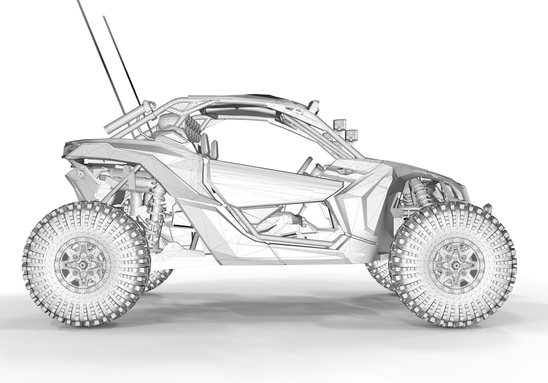 Can-Am Maverick X3 2 Doors 3D model_14