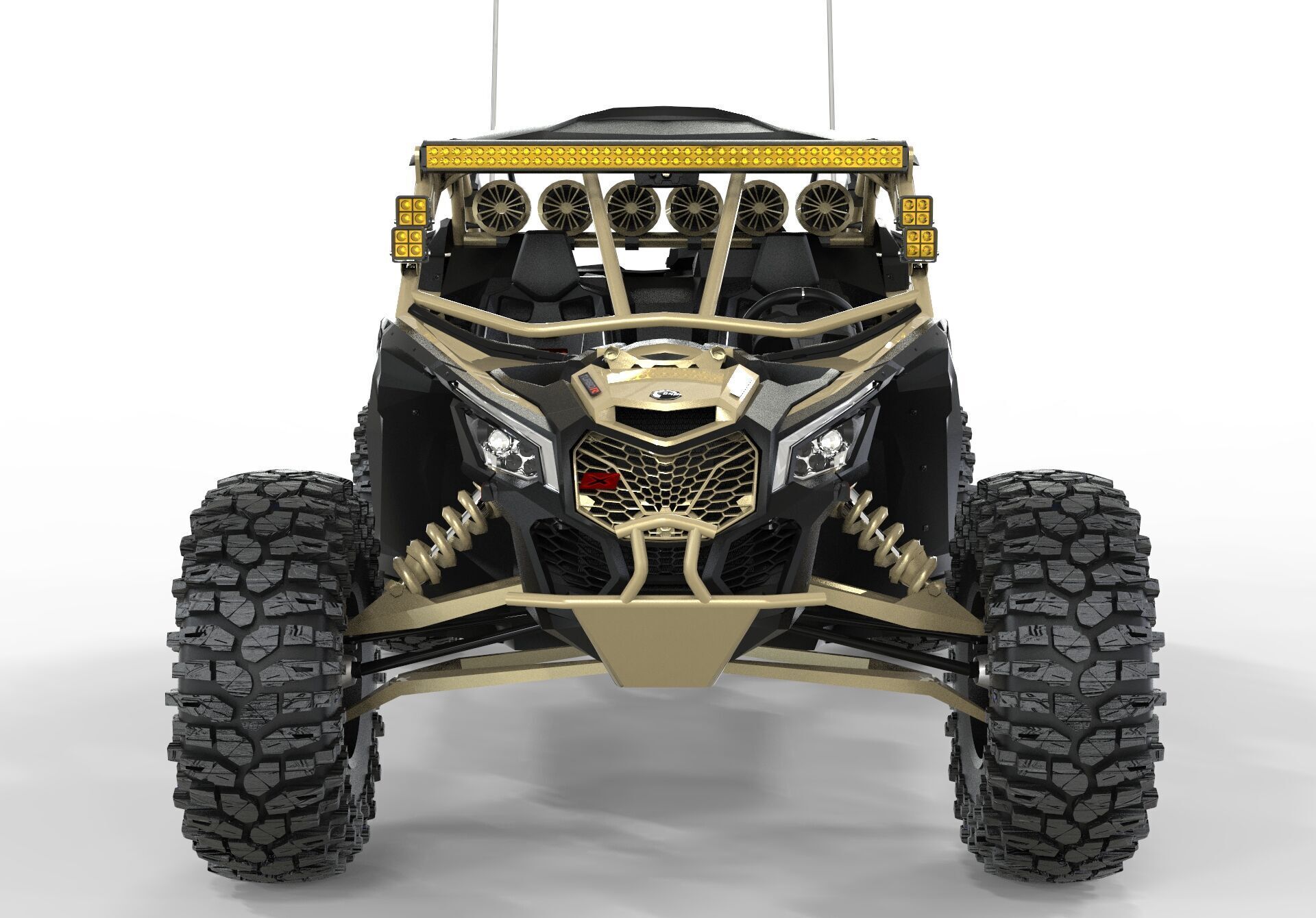 Can-Am Maverick X3 2 Doors 3D model_3