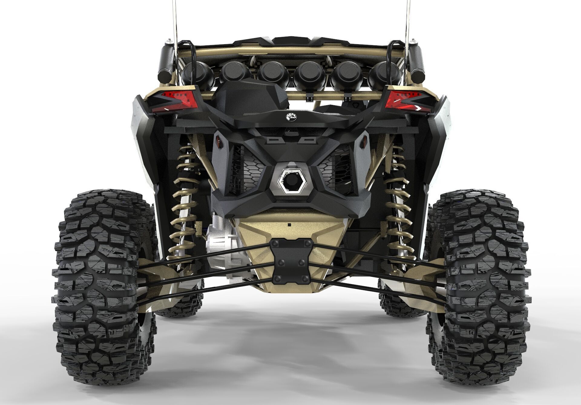 Can-Am Maverick X3 2 Doors 3D model_4