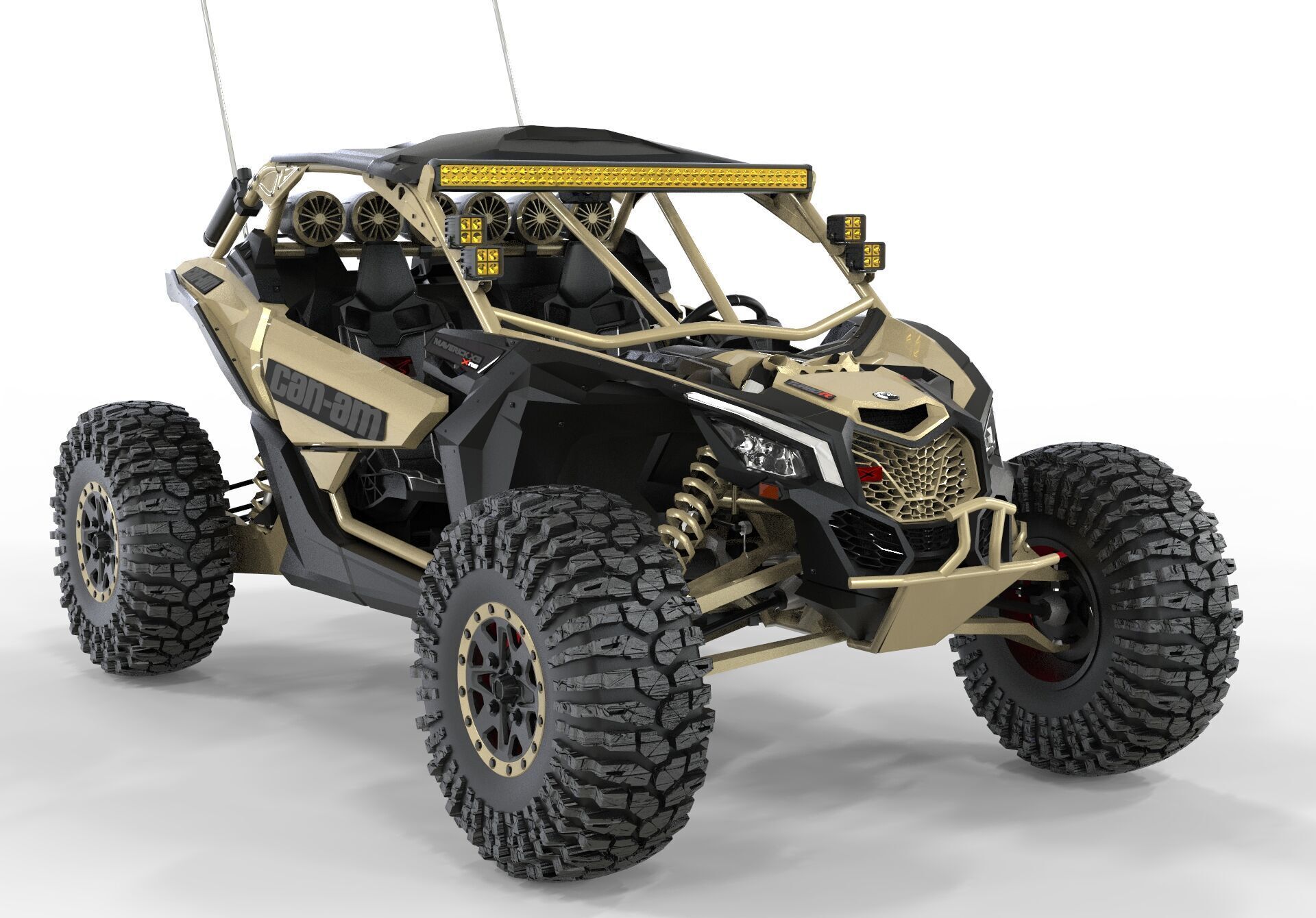 Can-Am Maverick X3 2 Doors 3D model_6