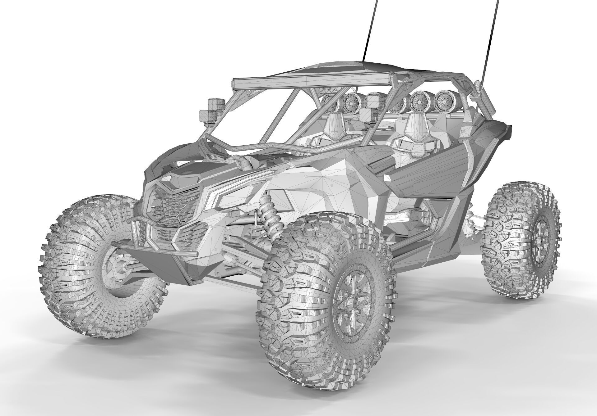 Can-Am Maverick X3 2 Doors 3D model_15
