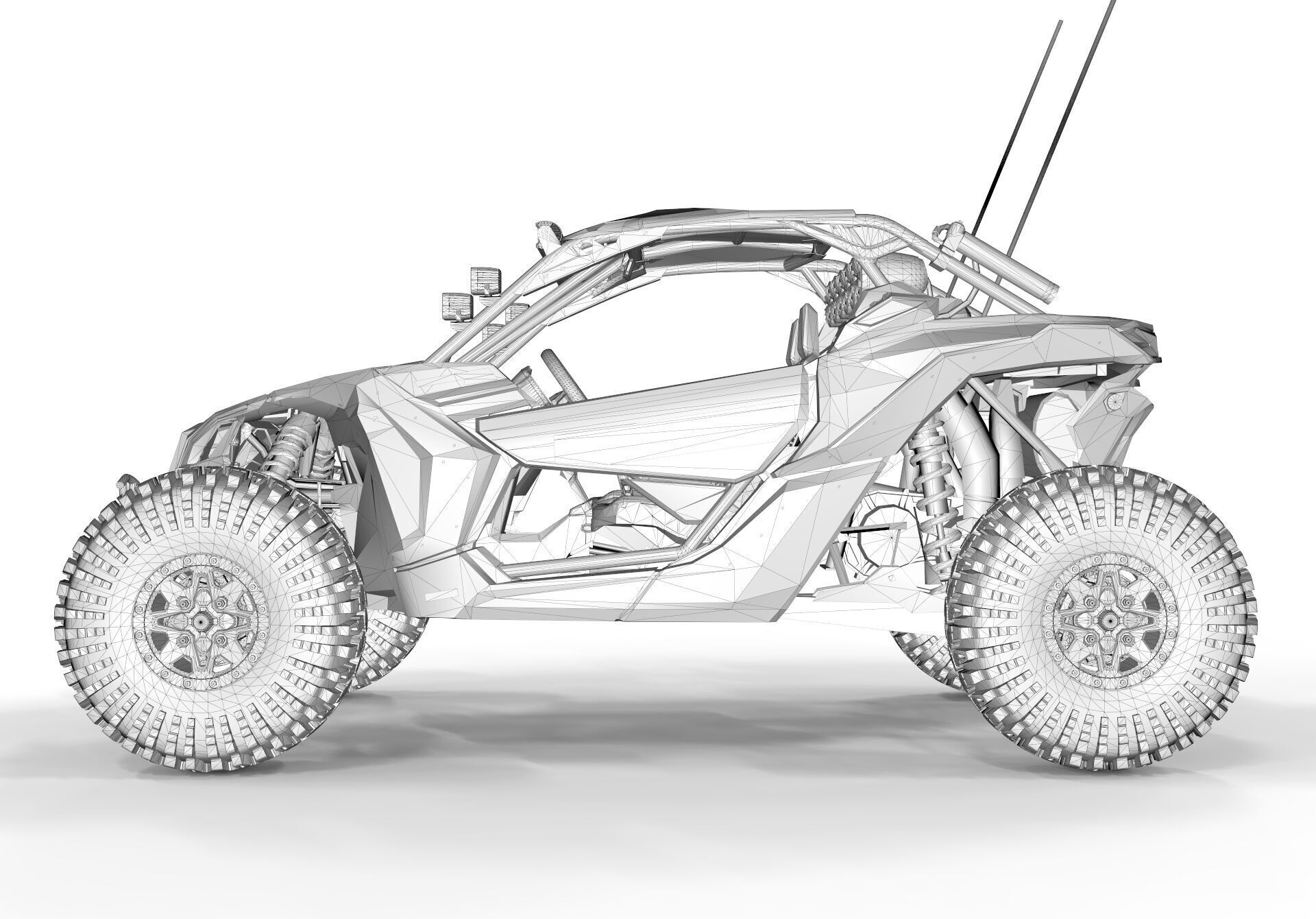 Can-Am Maverick X3 2 Doors 3D model_13