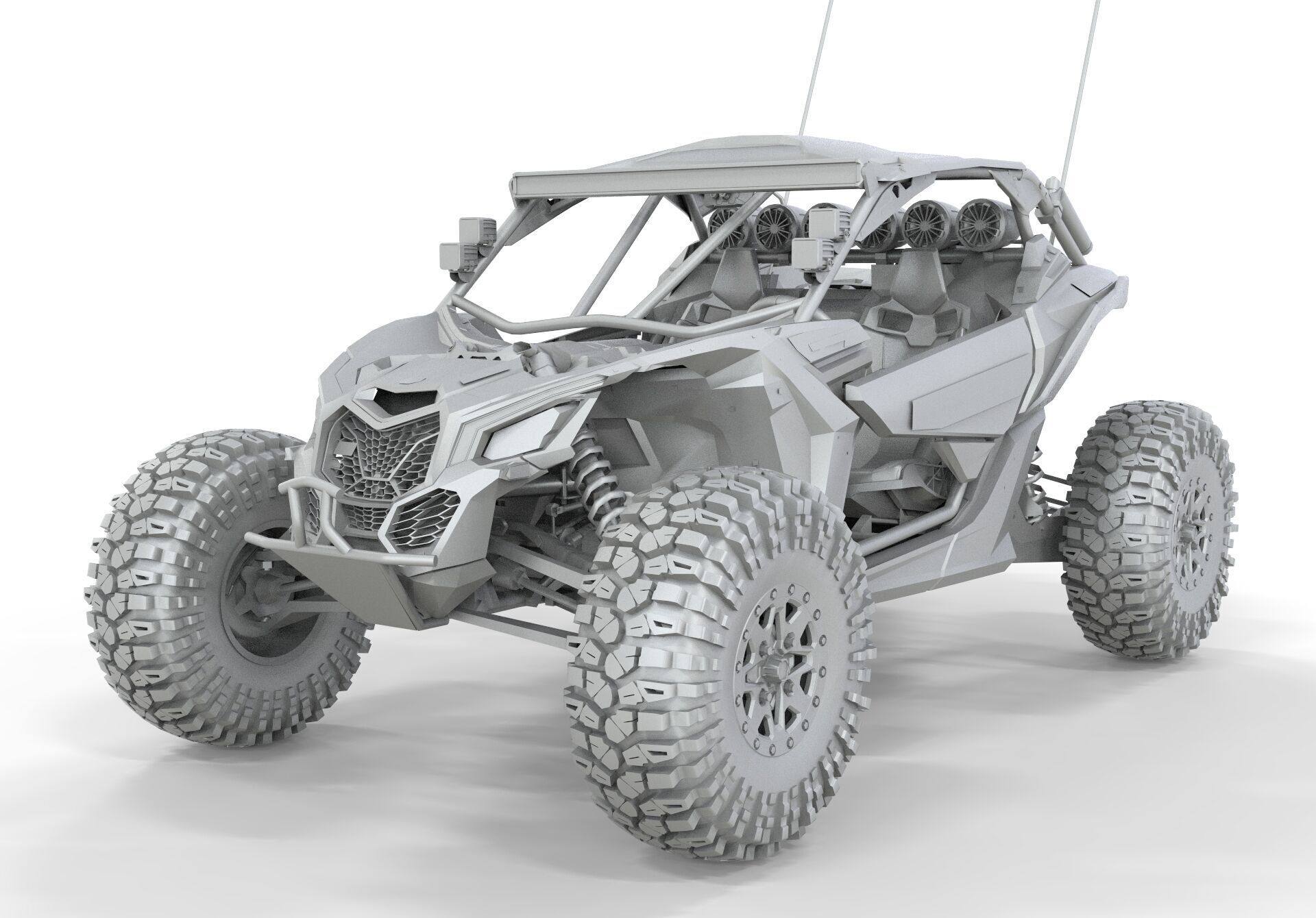 Can-Am Maverick X3 2 Doors 3D model_16