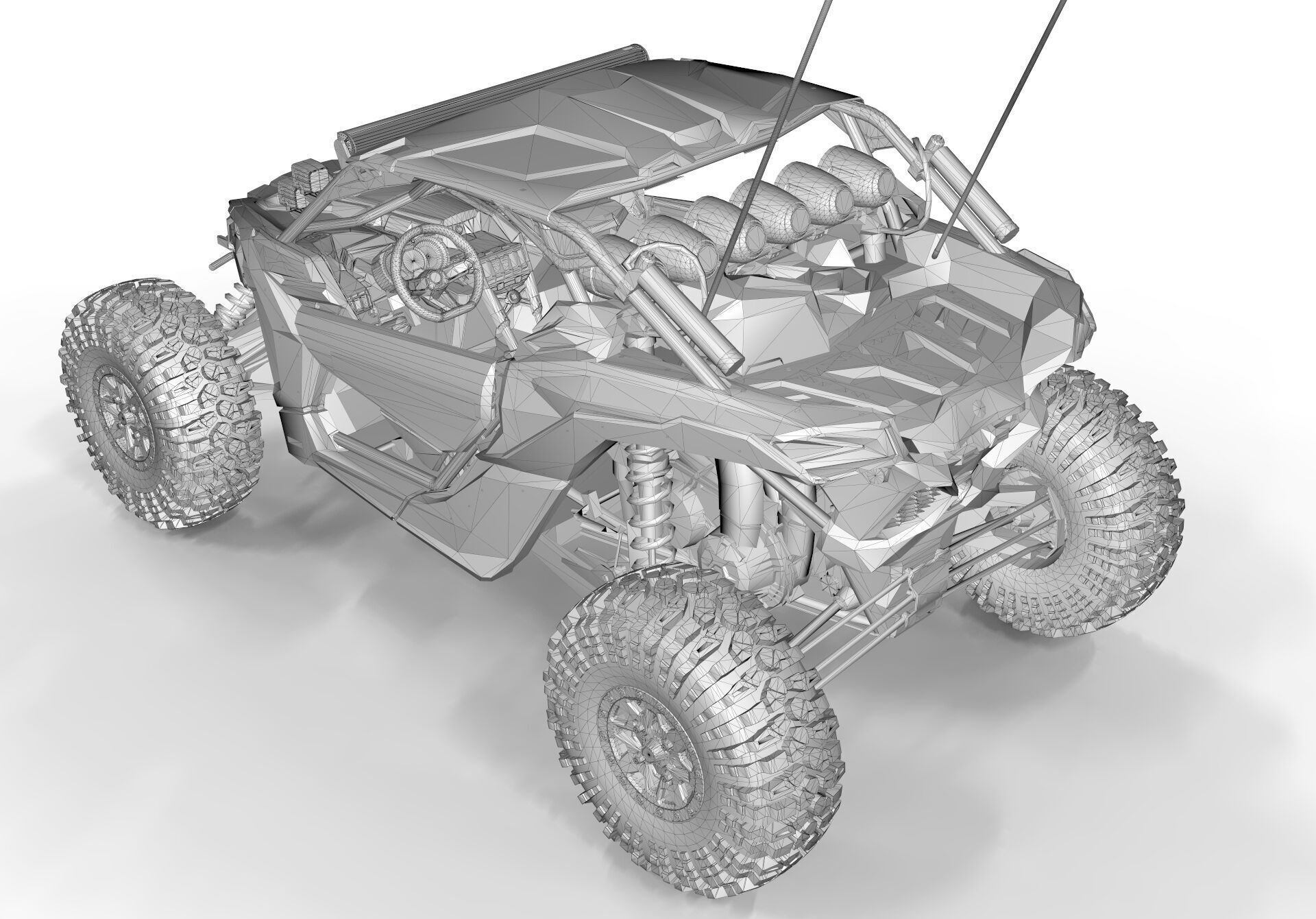 Can-Am Maverick X3 2 Doors 3D model_10