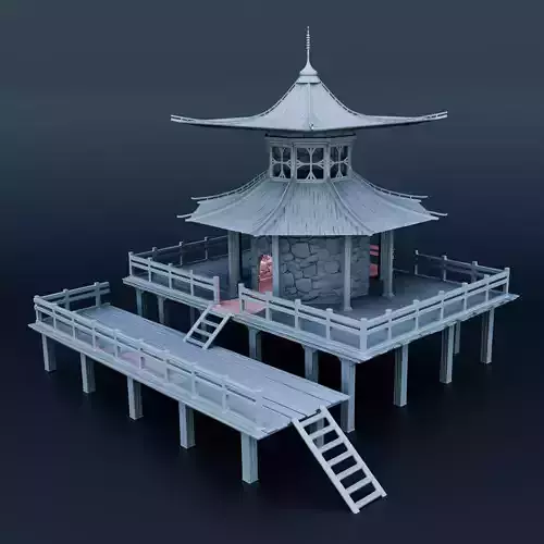 Japanese house 3D print model