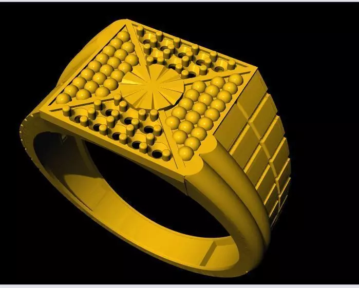 men ring 3dm file 3D print model_0