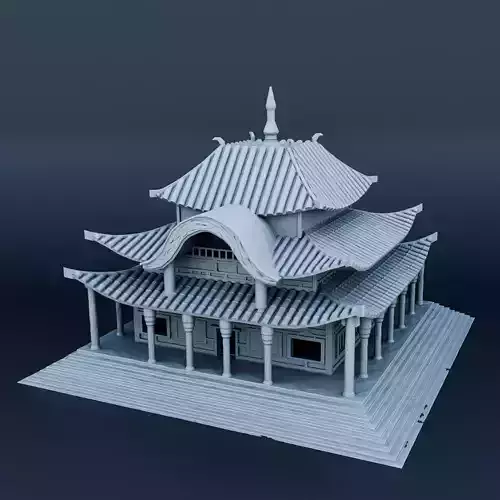 Japanese house 3D print model