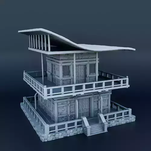 Japanese house 3D print model