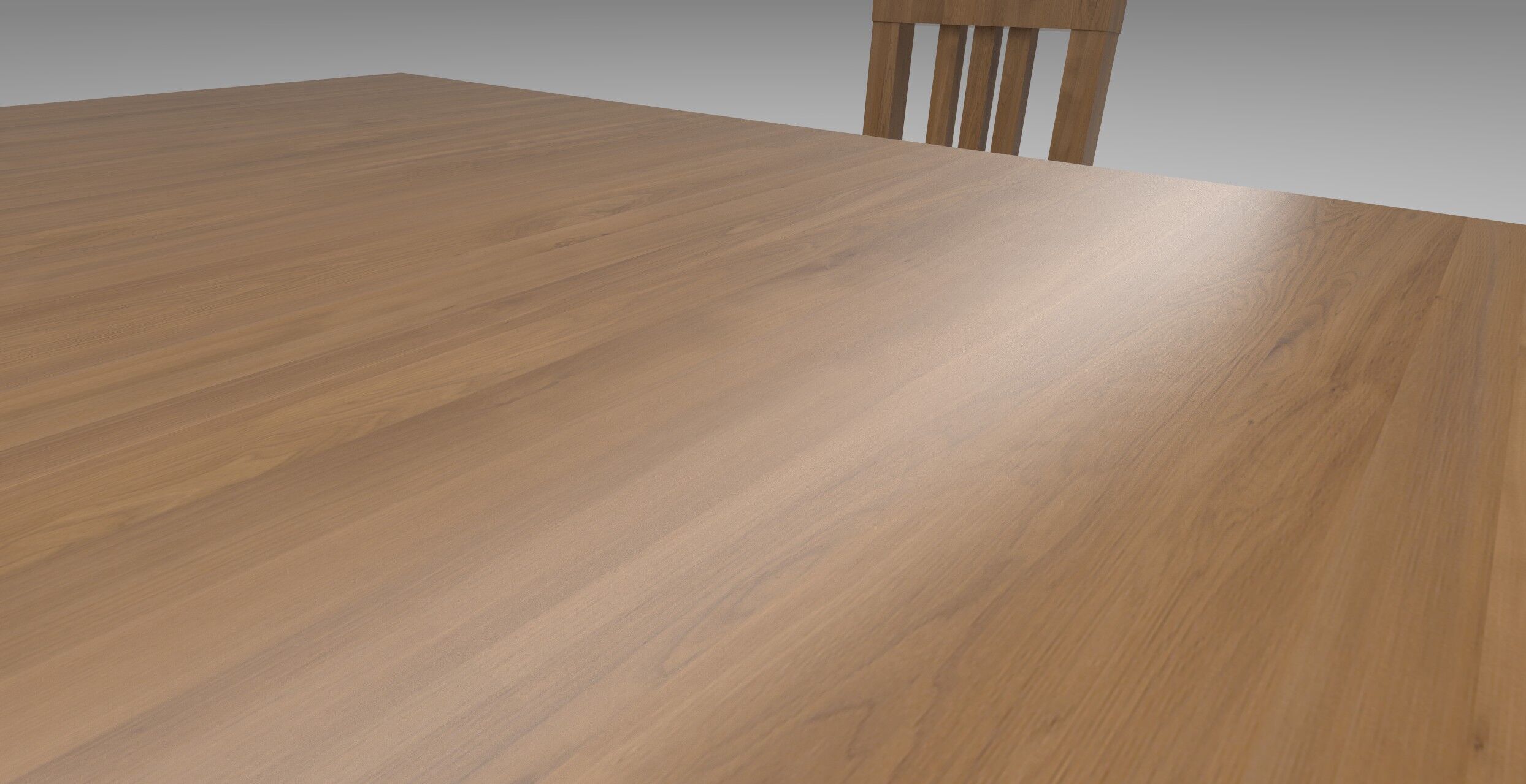 3D Furniture Set -Textured Chair and Table with UV Mapping 3D model_2