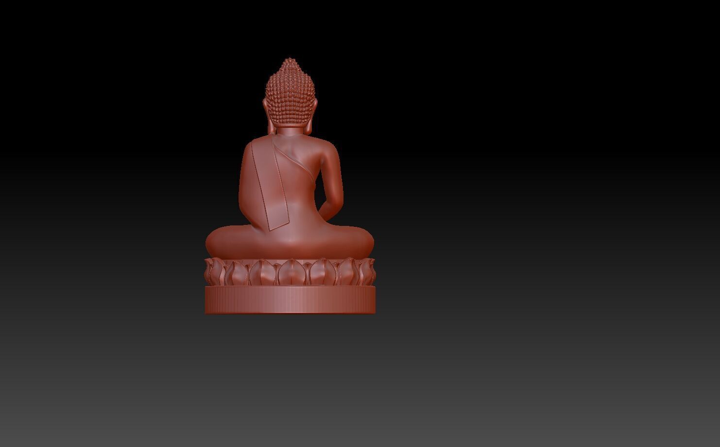 buddha  3D print model_2