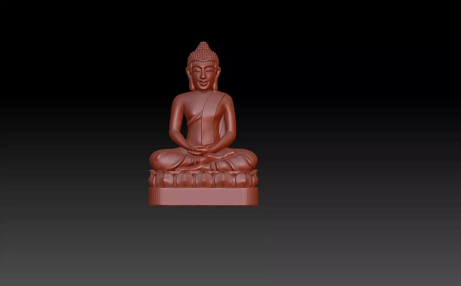 buddha  3D print model_0