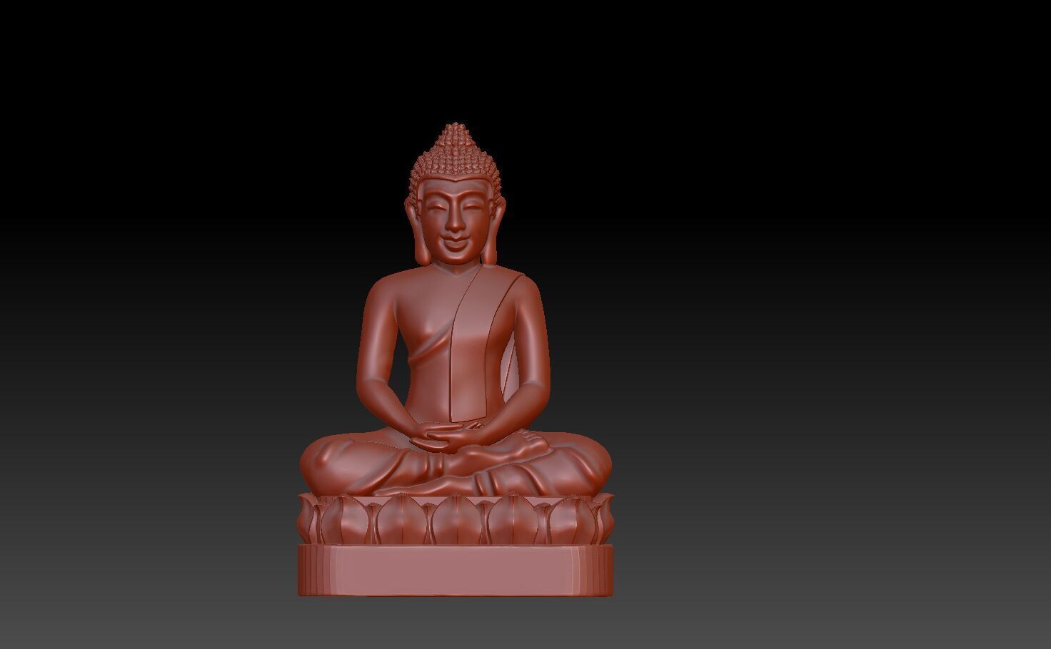 buddha  3D print model_4