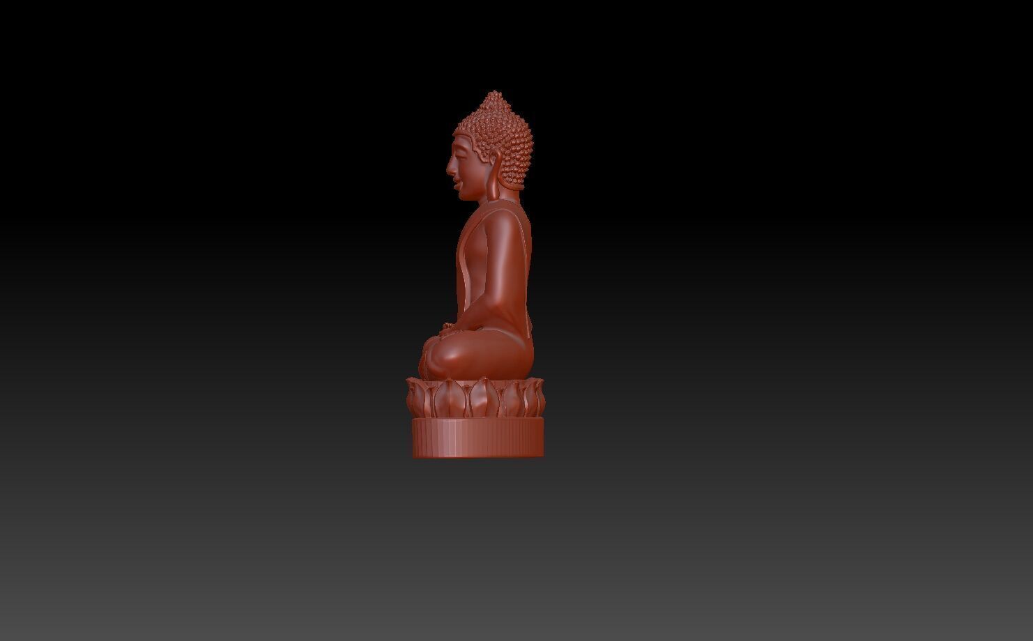 buddha  3D print model_1