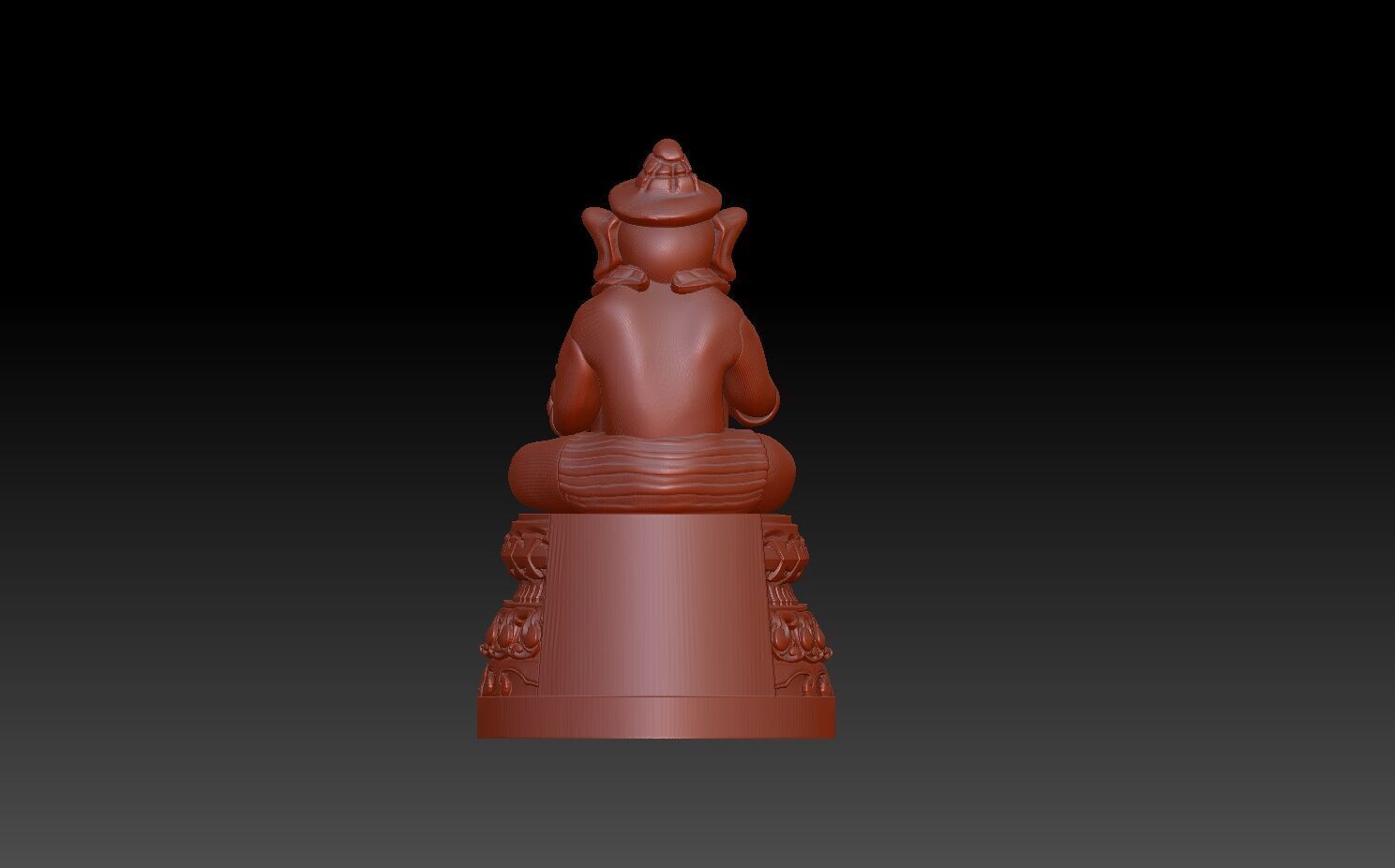 Lord ganesh  3D print model_2