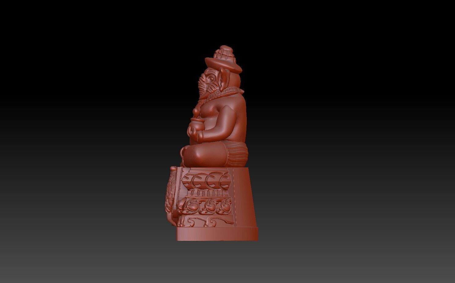 Lord ganesh  3D print model_1
