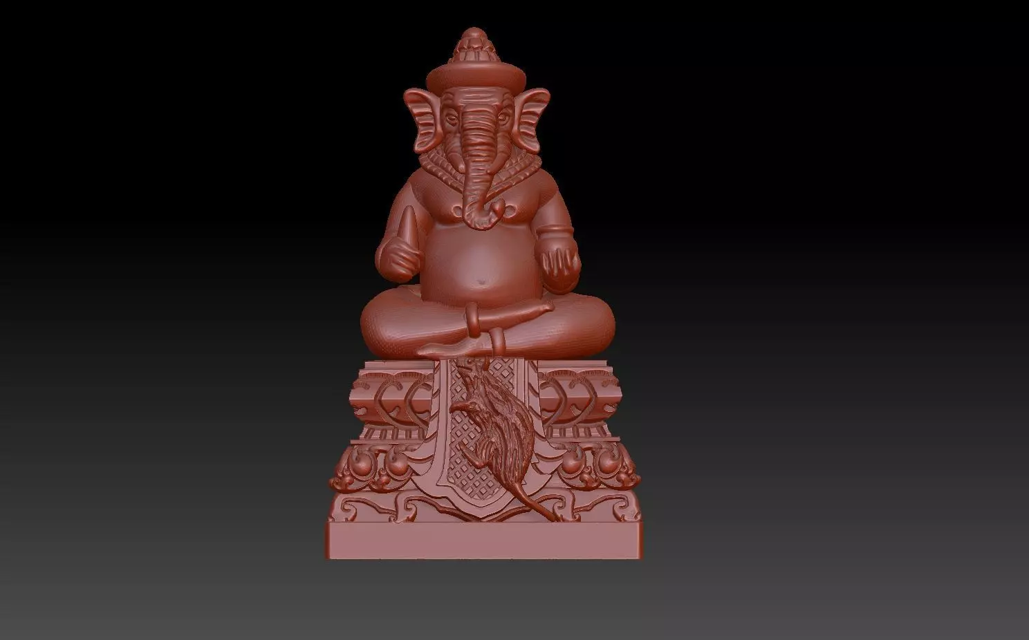 Lord ganesh  3D print model_0
