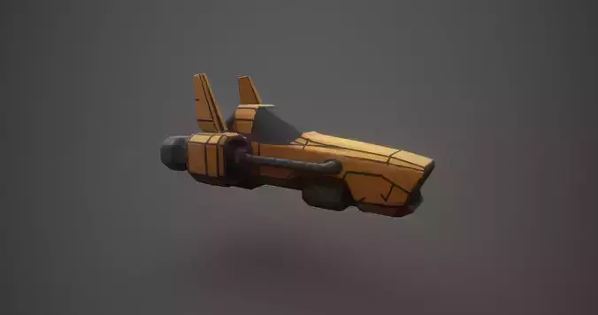 Low Poly Sci-Fi Speeder Stylized Hover Vehicle 3D Model Low-poly 3D model Low Poly Sci-Fi Speeder Stylized Hover Vehicle 3D Model Low-poly 3D model